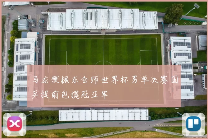 马龙樊振东会师世界杯男单决赛国乒提前包揽冠亚军